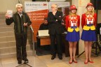 Писатель Б. Т. Евсеев выступает на церемонии открытия XVII Выставки издательской продукции, новых информационных технологий, товаров и услуг