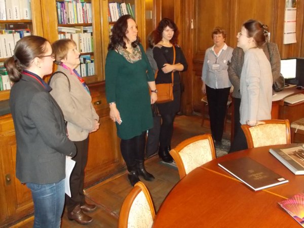 Делегация ИФЛА в Центральной городской публичной библиотеке им. В.В. Маяковского