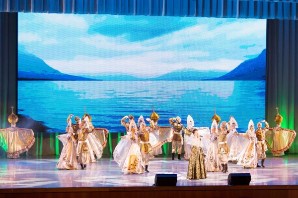 Музыкальный номер на церемонии открытия