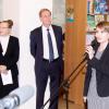 Первый заместитель министра культуры Красноярского края Н. Л. Гельруд приветствует гостей Выставки