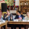 М. Ю. Колков, заместитель губернатора Владимирской области, приветствует участников «Второй рабочей встречи Российско-американского библиотечного диалога»